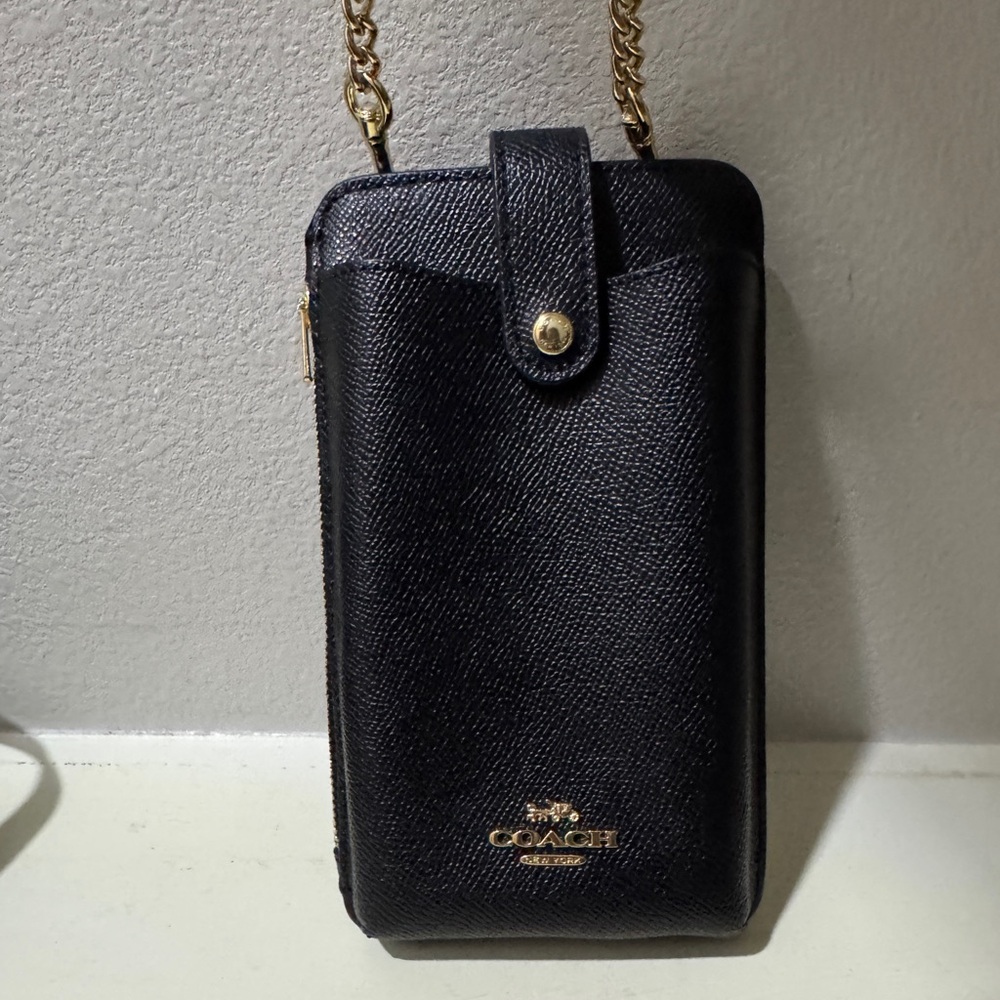 Coach crossbody phone case wallet
